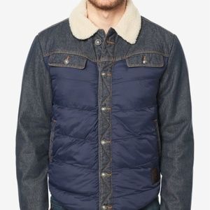 Buffalo David Bitton Denim Shearling Jacket